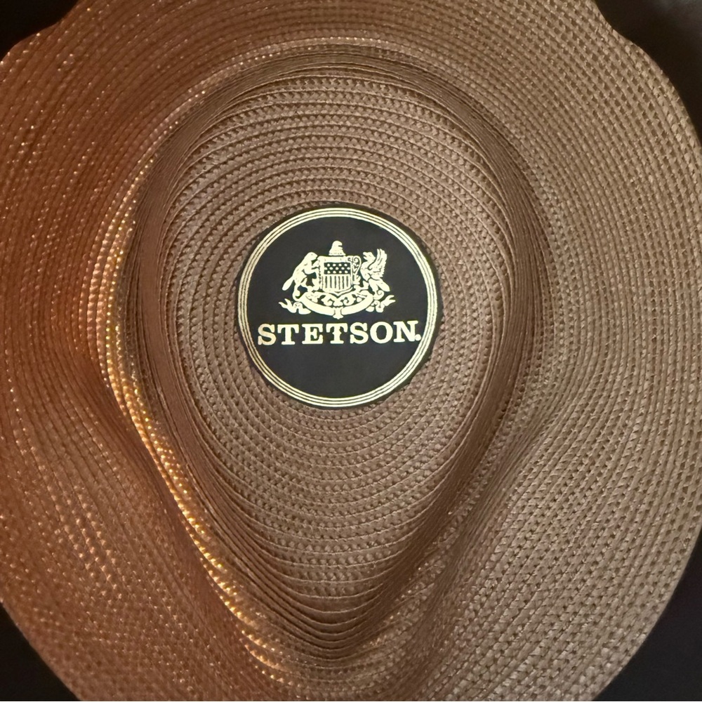 Stetson Stratoliner Milan Fedora, Cognac, Size 7 3/8 (59) - Picture 4 of 11